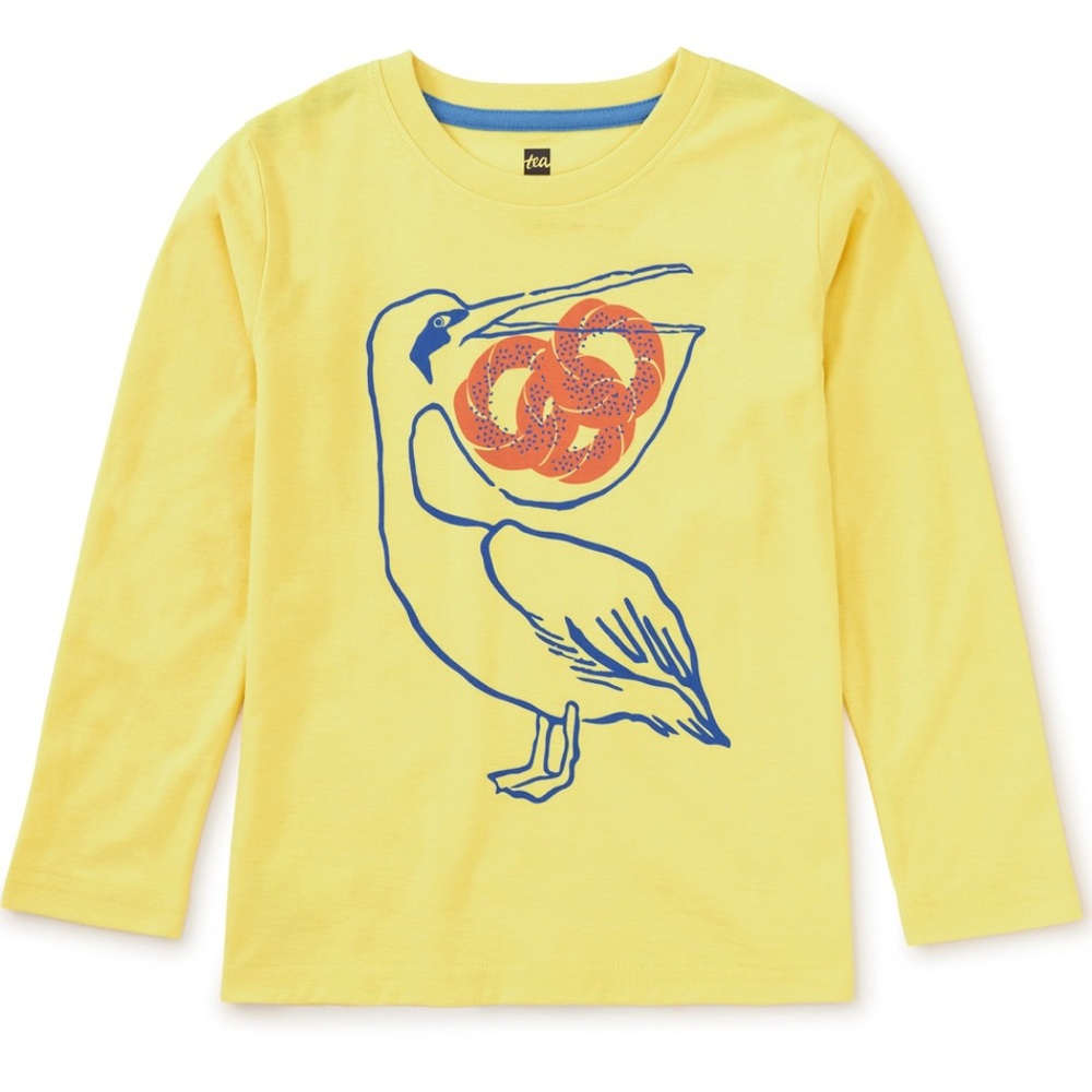 Tea Collection Pelican Long Sleeve Graphic Tee | Kids Size 7 | So Soft!